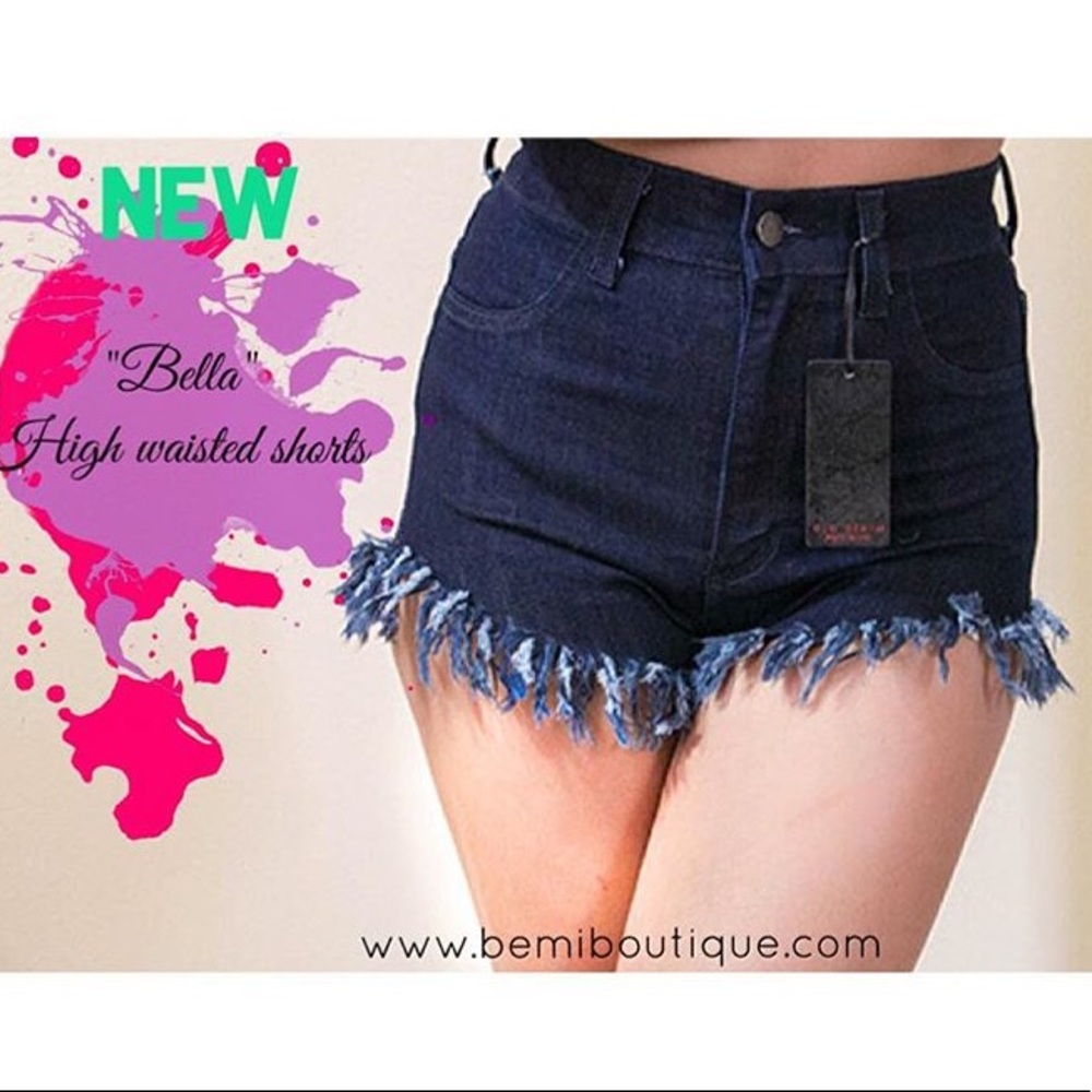 ✨Flash Sale! 24/Hr. Bella High-Waist Fringe Shorts